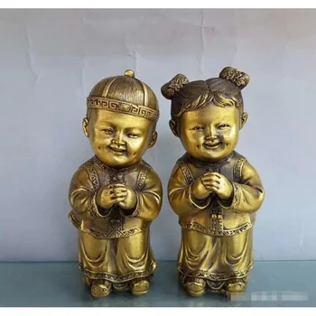 Cupru Statuie din cupru Pur, aur virgin mobilier acasă, creative cadouri de nunta, de aur virgin meserii