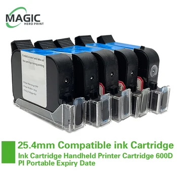 25,4 mm Cartuș de cerneală Eco-Solvent Cartuș de Cerneală Invizibilă Cartuș de Cerneală Portabile Cartuș de Imprimantă 600DPI Portabil Data de Expirare