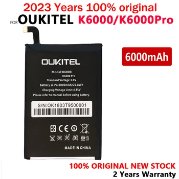 Nou 100% Original de Baterie de Telefon Pentru OUKITEL K6000 PRO 6000mAh Telefon de Rezervă Baterii de Înaltă Calitate, Cu Numărul de Urmărire