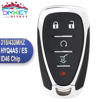 DIYKEY HYQ4ES / HYQ4AS Pentru 2021 2022 2023 Chevrolet Trailblazer Traversa Equinox 315MHz 433MHz ID46 Inteligent de la Distanță Cheie Fob