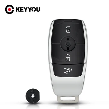 KEYYOU 3 Butoane Telecomanda Cheie Auto Shell Pentru Mercedes Benz 2017 E Class W213 2018 S Fob Keyless Go Smart Key Caz