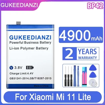GUKEEDIANZI Înlocuirea Bateriei BP42 4900mAh Pentru Xiaomi Mi 11 Lite Mi11 Lite 11Lite