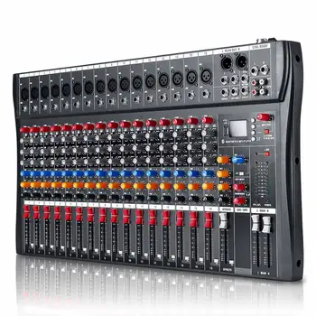 16 canale mixer audio 6 music modul USB consolă de amestecare amplificator redarea pe calculator phantom power efect