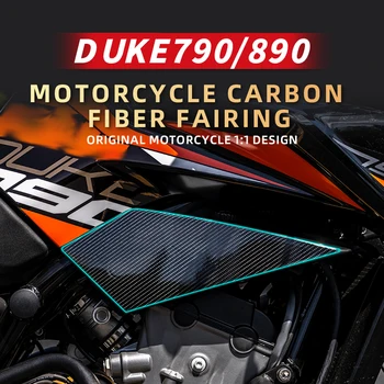 Pentru KTM DUKE 790 890 Motocicleta Fibra de Carbon Autocolante Kituri De Accesorii pentru Biciclete Plastic Decorarea Și Protecția Decalcomanii