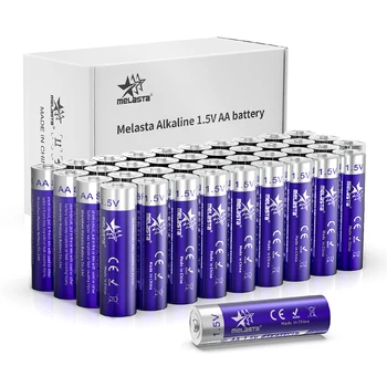 Melasta de Lungă Durată AA 40 DE PC-uri Premium LR6 Baterii Alcaline de 1,5 V etanșe Non Baterii Aa Reincarcabile pentru Ceasuri, Telecomenzi, Jucării