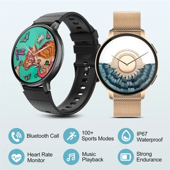 Mew Ceas Inteligent Pentru Barbati Femei 1.39 Inch Bluetooth Apel Sport Smartwatch Sănătate Monitor de Ritm Cardiac Ceas Pentru Android IOS