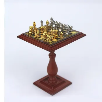 Simulate De Șah Mini Casa Layout Accesorii Pentru Decor Acasă Pretinde Joc Păpuși De Modelul De Placa De Masa