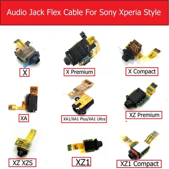 Pentru Sony Xperia X/X Compact/X Performanță/XA/XA1P/XA1 Ultra/XZ Premium/XZ/XZS/XZ1 Audio mini Jack Flex Cable Piese de schimb
