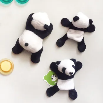 1 BUC de Pluș Drăguț Panda Magnet de Frigider Mesaj Moale Magnet de Frigider Frigider Cadou Suvenir Decor Autocolant De Refrigerador