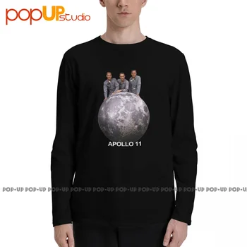 Buzz Aldrin și Michael Collins-Neil Armstrong Apollo 11 Maneca Lunga T-Shirt T-shirt Tee Pop Despicare