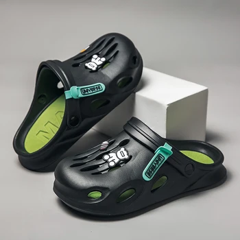 2023 Papuci de Cauciuc de Vară Papuci Barbati Casual Verde Sandale High-tech Pantofi Cald de Tenis în aer liber