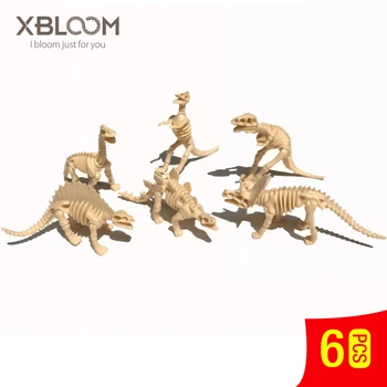 dinozaur de animale fosile schelet statuie model decor experiment de dinozaur jucărie pentru copii de învățare puzzle diy jucărie ajutor în predare
