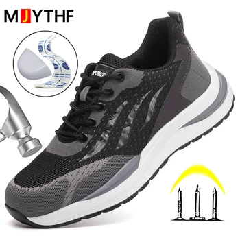 Pantofi de protecție pentru Bărbați Cizme de Siguranță Composite Toe Anti-sparge Pantofi de Lucru Bărbați Puncție-Dovada de securitate Adidași Pantofi Indestructibil