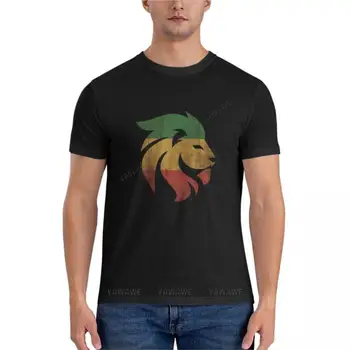 Leul din Iuda Rasta Jamaica Etiopia RastafariEssential T-Shirt greutate grele tricouri pentru barbati camasi grafice tees