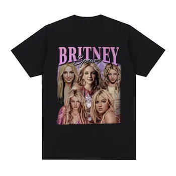 Britney Spears Moda Estetice Grafic T Shirt Masculin Feminin Bumbac T-shirt Harajuku Vintage Maneca Scurta Tricou Supradimensionat