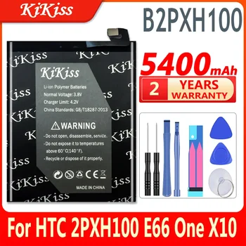 5400mAh Baterie de Mare Capacitate Pentru HTC E66 Unul X10 Unul X10 LTE-UN X10 B2PXH100 Negru Ver. Baterie + Instrumente Gratuite