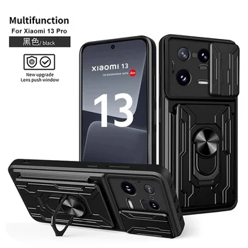 Pentru Xiaomi 13 Pro 5G Caz Carte de Buzunar Hibrid Armura Magnetic Capacul din Spate pentru Xiaomy Xiomi Xiami Mi13 Km 13 Xiaomi13 Cazuri de Telefon