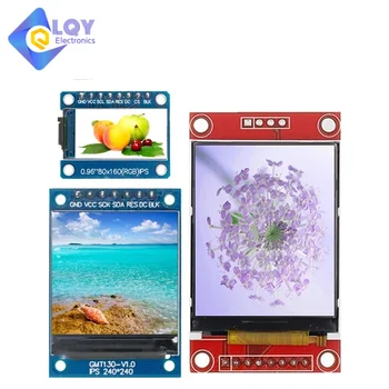 LQY TFT 0.96/1.3/1.44/1.8 Inch IPS TN 7P SPI HD 65K Full Color LCD Module ST7789 ST7735 Conduce IC 80*160 Pentru Arduino