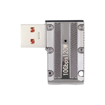 CY Reversibile Elegant Mecha Stil USB 3.1 Tip C de sex Feminin pentru USB 3.0 în Unghi de Date 120W Putere Adaptor