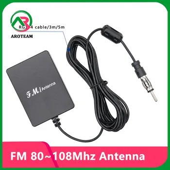 Modificarea De undă Scurtă 80~108Mhz Antenă FM De Masina montat Patch-uri de Radio Navigator Îmbunătățită Semnal Amplificator Antena Pentru Masina