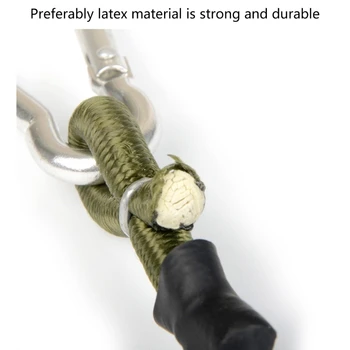 Coarda de Bungee Curele Carabiner Clip Elastic Puternic Curea Cu Cataramă de Metal 57QC