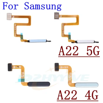 Original, Senzor de Amprentă Scanner Pentru Samsung Galaxy A22 4G/5G A225 A226 Touch ID Conecta Button Acasă Cablu Flex Piese