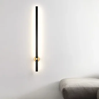 Nordic Line cu LED-uri Lampă de Perete Modernă Creative Tranșee de Perete Lumini pentru Camera de zi Dormitor Patul de Perete Decor Acasă Corpuri de Iluminat