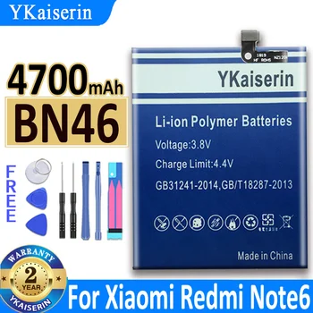 4700mAh YKaiserin Baterie BN46 Pentru Xiaomi Redmi 7 Redmi7 Redmi Nota 6 Note6 Nota 8 Note8 Notă 8T Note8T Bateria Batterij