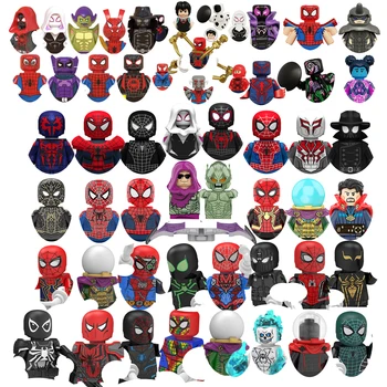 Disney Marvel Legends Spiderman Blocuri Caramizi 2099 Mini Figurine Cărămizi De Învățământ Jucării Diy Cadouri