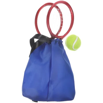 1 Set de Minihouse Racheta de Tenis Jucărie Mini Racheta de Tenis Grădină Recuzită Fotografie