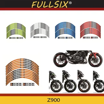 Piese de motociclete Gros Marginea Exterioară Autocolant Dungă Roata Decalcomanii Pentru KAWASAKI Z900 Z 900 de 17-18