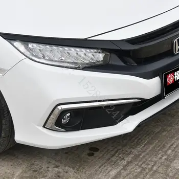 Lămpii de ceață față cadru benzi tapiterie faruri modificate accesorii auto Pentru Honda Civic sedan 10 2019 2020 Autocolante